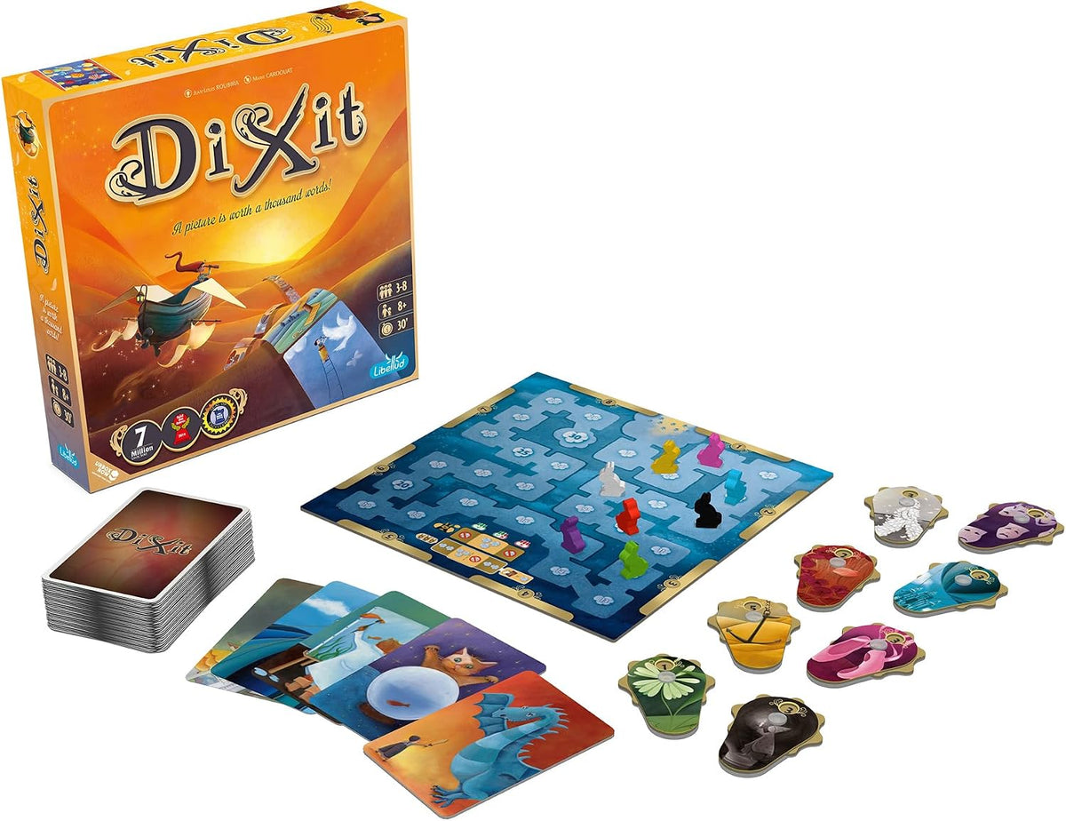 Asmodee Dixit Storytelling Party Game, 3-6 Players Ages 8+, 30 Min