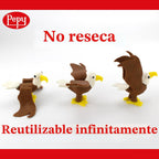 Plastilina - Arcilla de modelado reutilizable y que no se seca, juego de regalo de 24 barras con herramientas de modelado y tutorial, 2 de cada uno de 12 colores, barras de 1.4 oz, perfecta para