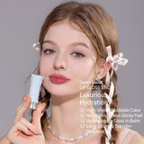 Flower Knows Little Angel - Juego de brillo de labios en barra de b...