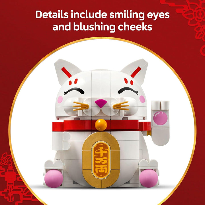 LEGO Juguete de Construcción Lucky Cat para niñas y niños