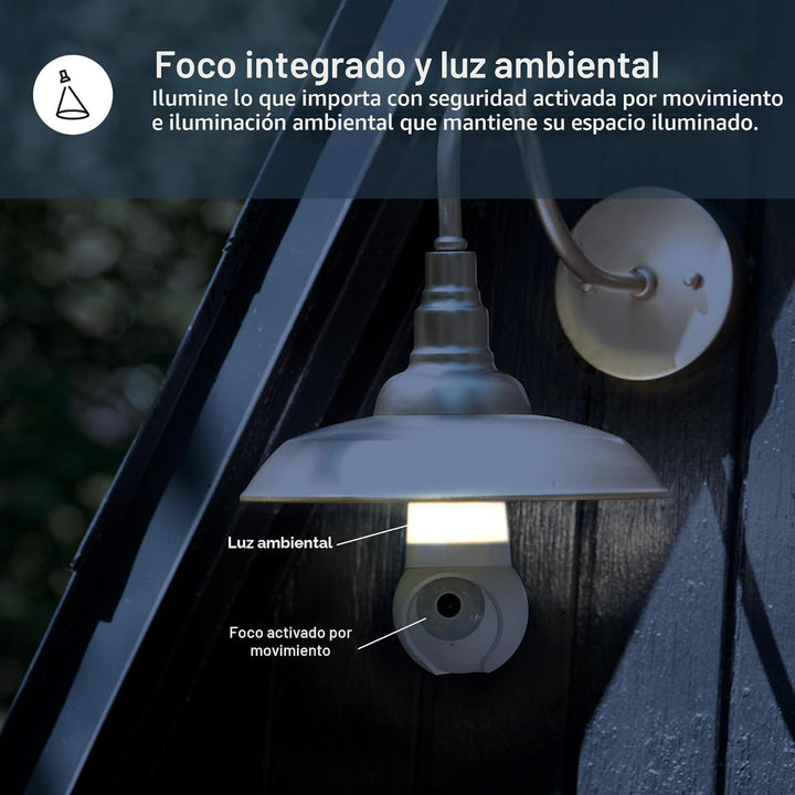 Luna - Cámara de seguridad inalámbrica para exteriores e interiores...