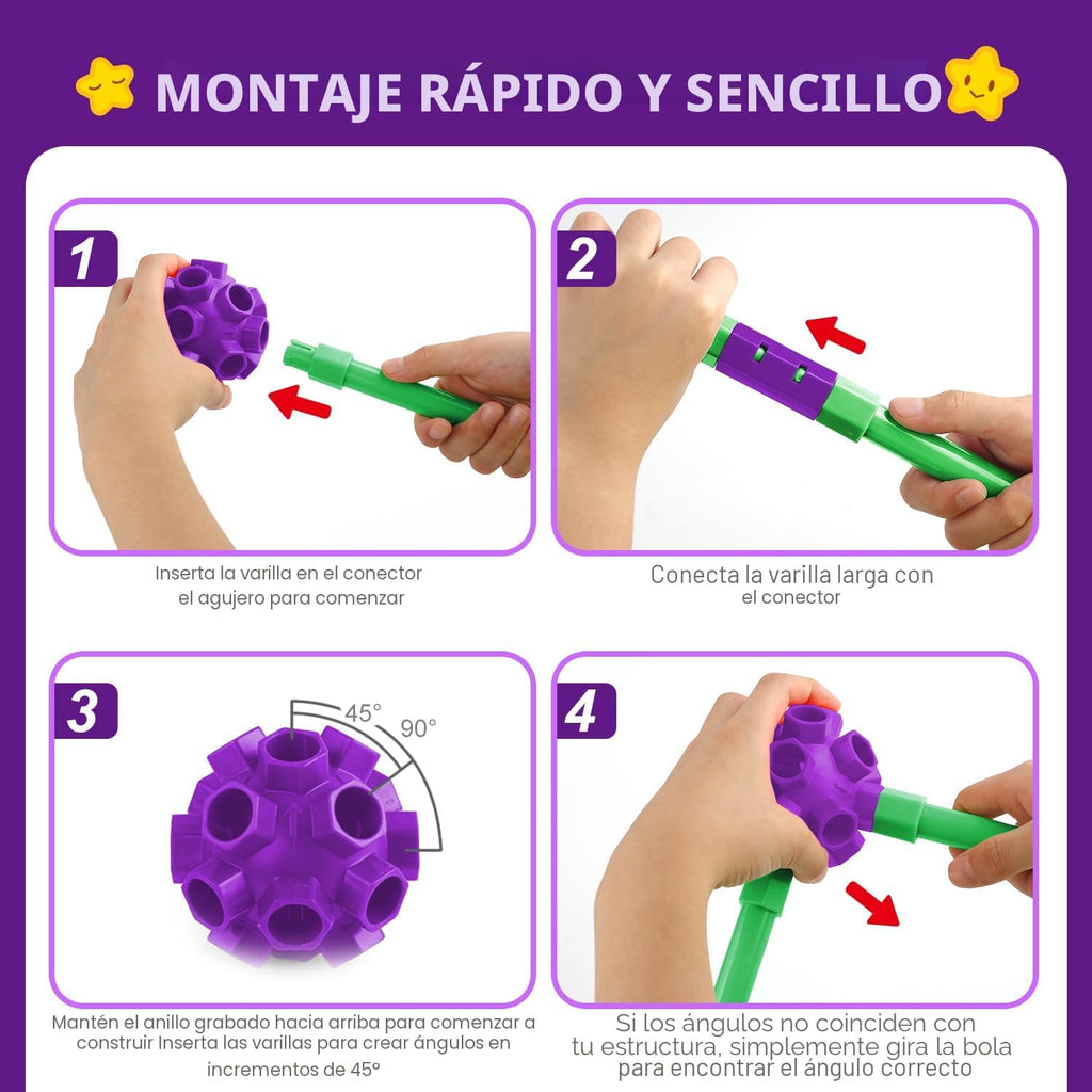 Kit de construcción de fuerte que brilla en la oscuridad para niños, juguetes de construcción STEM, regalo educativo para niños y niñas de 4, 5, 6, 7, 8, 9, 10, 11, 12 años, juego creativo definitivo