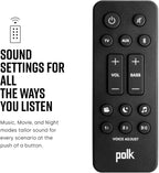 Sistema de barra de sonido Polk Audio Signa S4 Dolby Atmos 3D con subwoofer inalámbrico de 5.9"