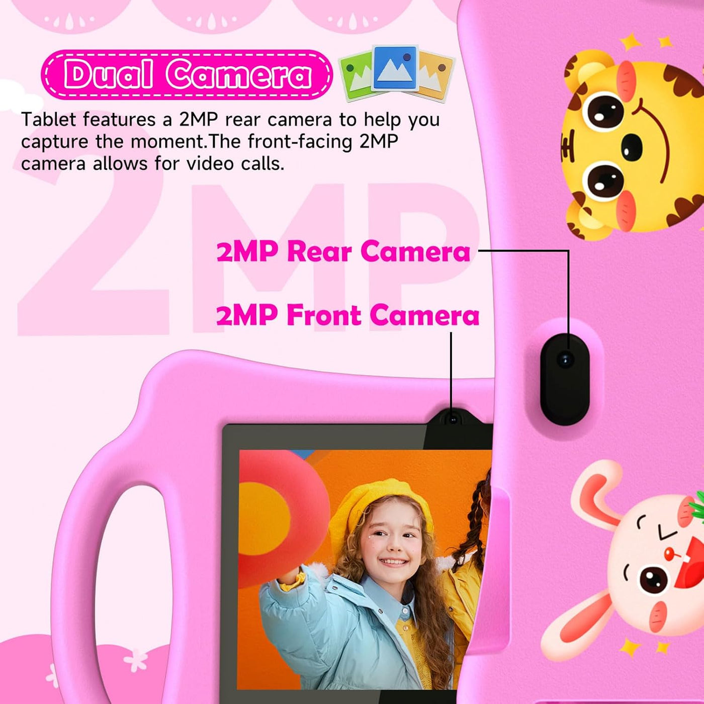 Nyxolaria Tableta para niños de 7 pulgadas Android 12.0 para niños...