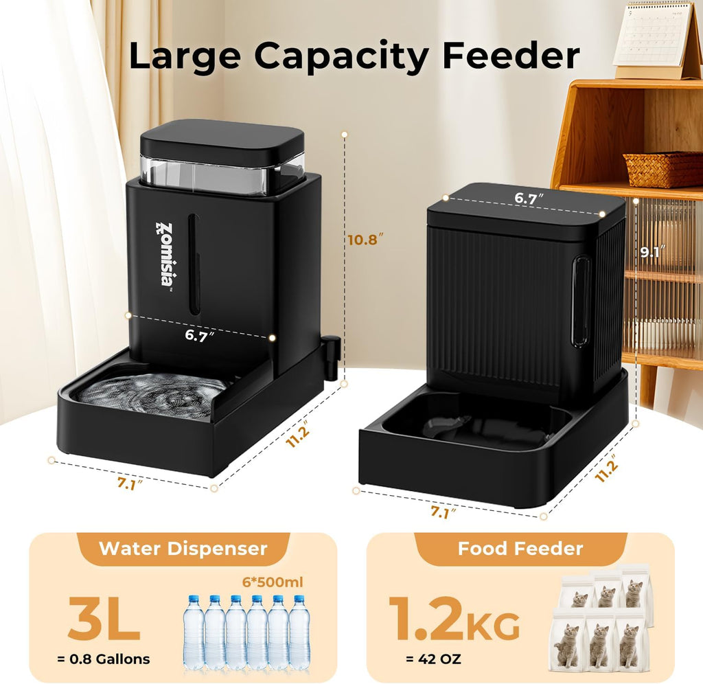 Comedero automático para gatos, dispensador de alimentos para gatos