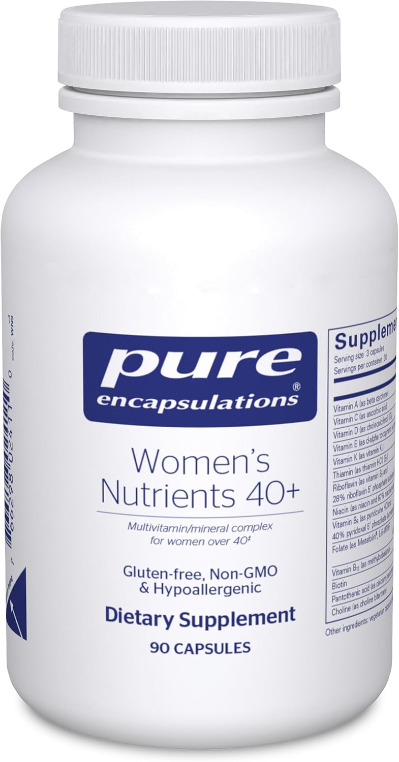 Pure Encapsulations Women's Nutrients 40+, 360 Capsules, 90 unidades