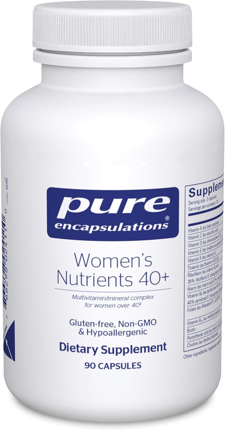 Pure Encapsulations Women's Nutrients 40+ - Multivitamínico par...