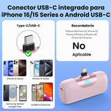 [Paquete de 2] Mini cargador portátil para iPhone 17, pantalla LCD...