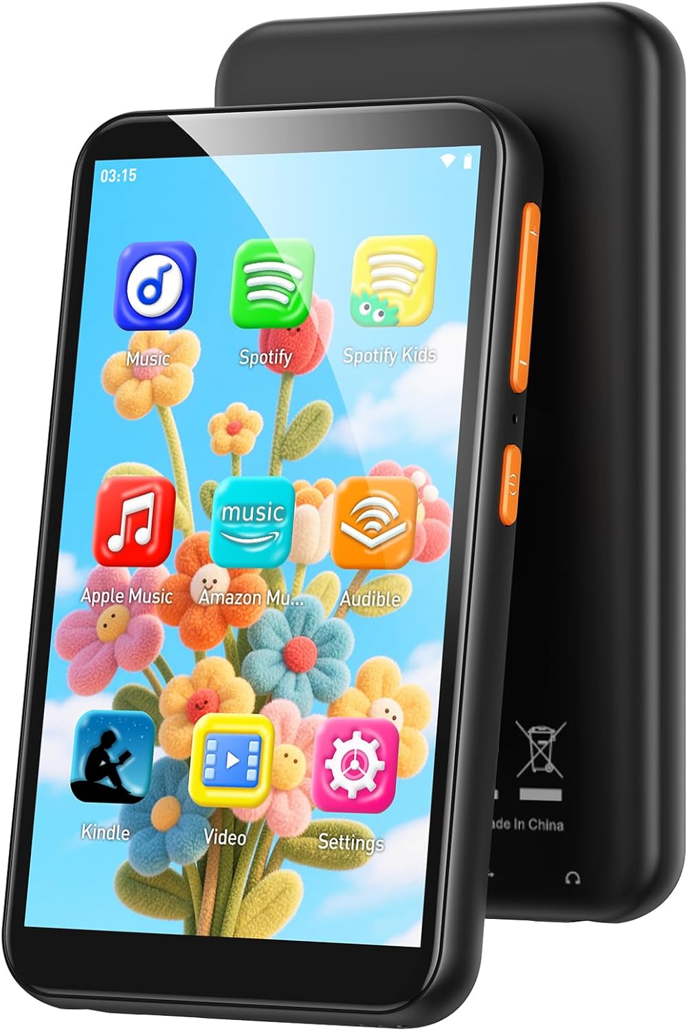 Reproductor MP3 AGPTEK de 80GB para niños con Bluetooth y WiFi, T07...