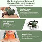 Masajeador de cuello con calor, masajeador de cuello y hombros Shiatsu 4D para alivio de tensión y relajación, masajeador eléctrico inalámbrico recargable USB-C de espalda, 3 velocidades