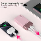 JUOVI Cargador portátil 45W 20000mAh Ayuno Banco de energía de carga