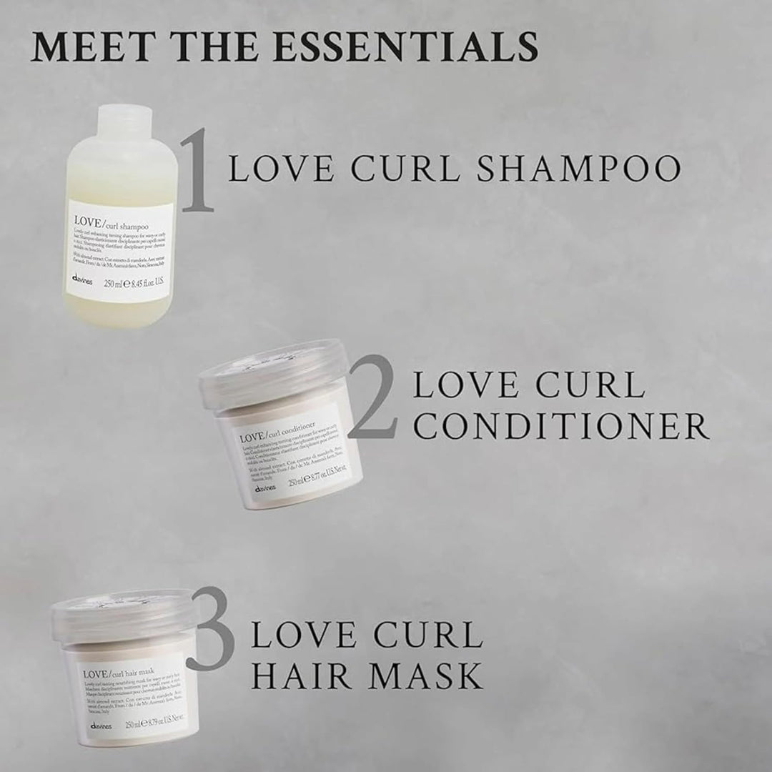 Davines Love - Acondicionador de rizos, mejora y controla el cabell...