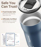 Supsonic Taza de control de temperatura, taza de café calentada recargable