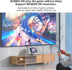 Estación de acoplamiento para Steam Deck y ROG Ally - Base de cubierta de corriente 10 en 1 con HDMI 2.0 4K a 60Hz, Ethernet Gigabit de 1000 Mbps, SD/TF, audio de 0.138 in y USB-C PD de 100 W para carga de velocidad