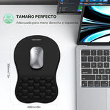 TECKNET Alfombrilla de mouse ergonómica con reposamuñecas, alfombri...
