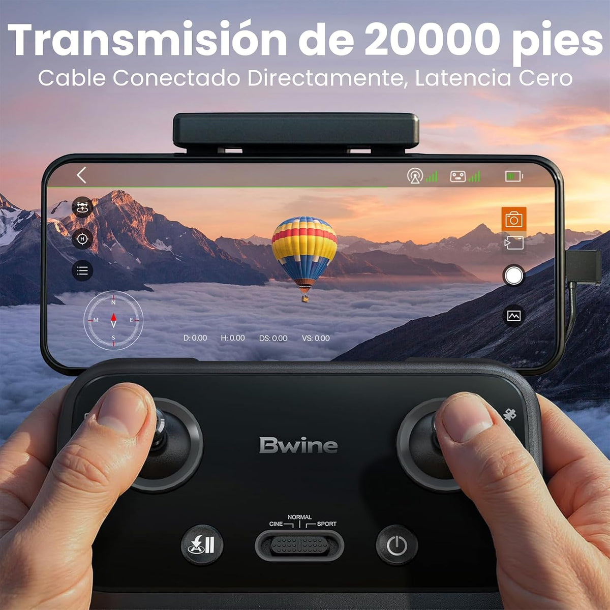 Bwine F7MINI 4K Video 8K Photo Drones con Camera para Adults 3-Axis Gimbal