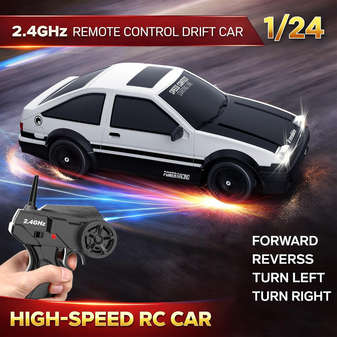 Auto de control remoto RC Drift Car 2.4GHz escala 1:24 4WD 15KM\/H...