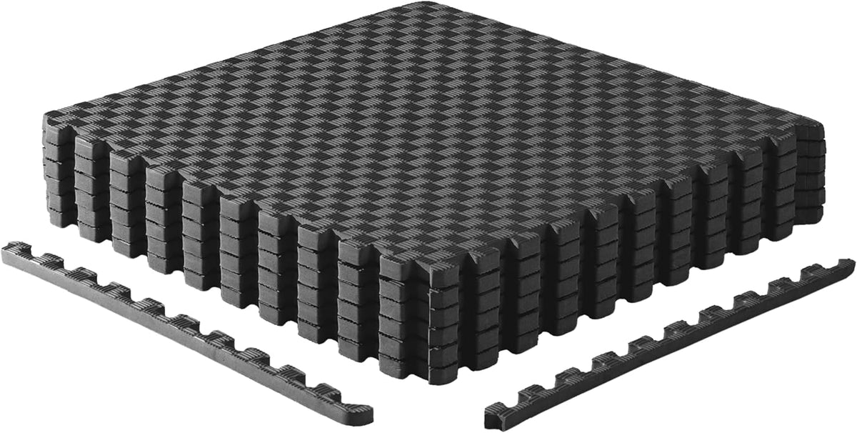 CAP Alfombra de rompecabezas de EVA esponja entrelazada de 24 pulgadas, 3/4 de pulgada