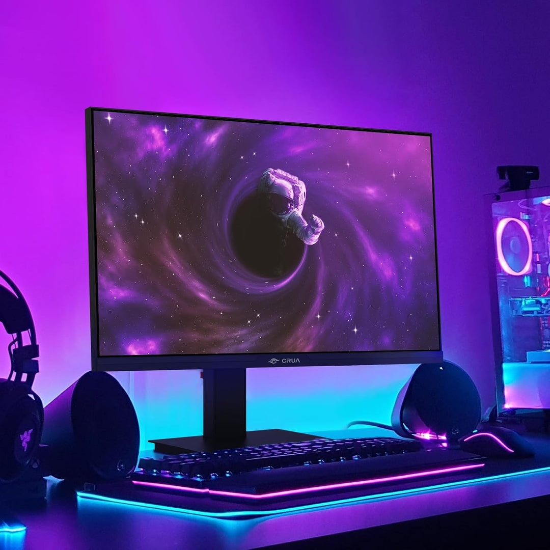 CRUA Monitor vertical FHD 200Hz de 24.5 pulgadas, altura\/pivote\/g...