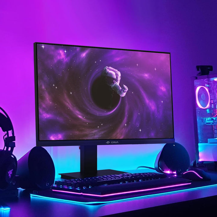 CRUA Monitor vertical FHD 200Hz de 24.5 pulgadas, altura\/pivote\/g...