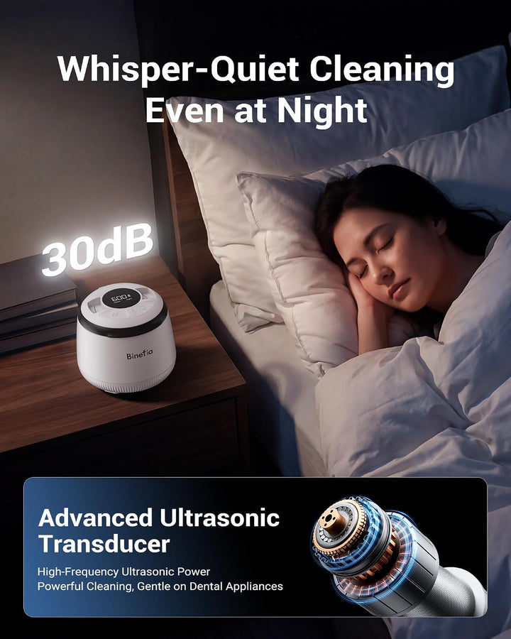 Máquina limpiadora ultrasónica inalámbrica con 4 modos, cápsula de...