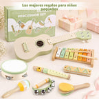 Juego de guitarra para niños - Instrumentos musicales Montessori 8 en 1