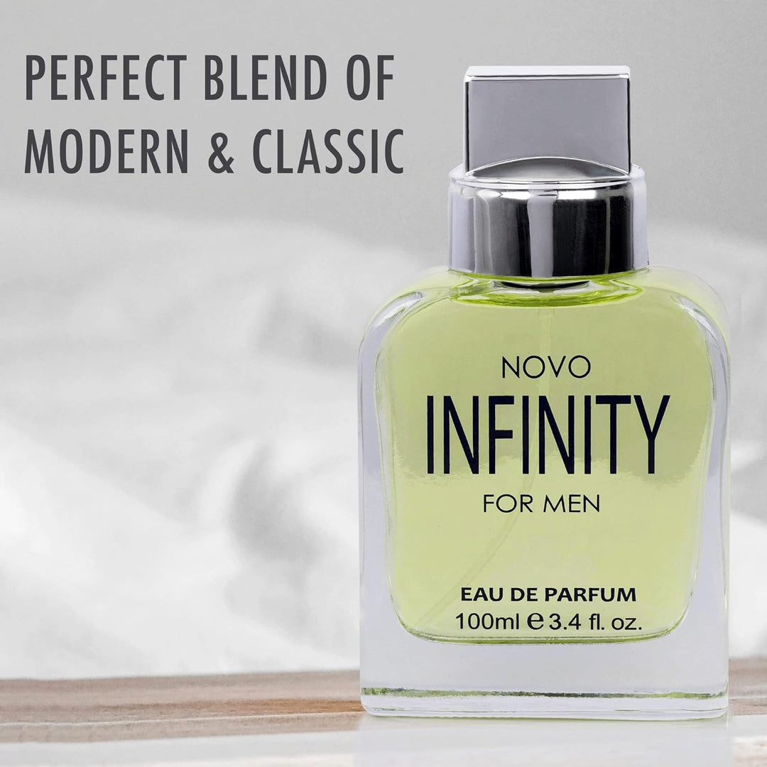 NovoGlow Novo Infinity para Hombre - 3.4 Onzas Líquidas Eau De Parf...