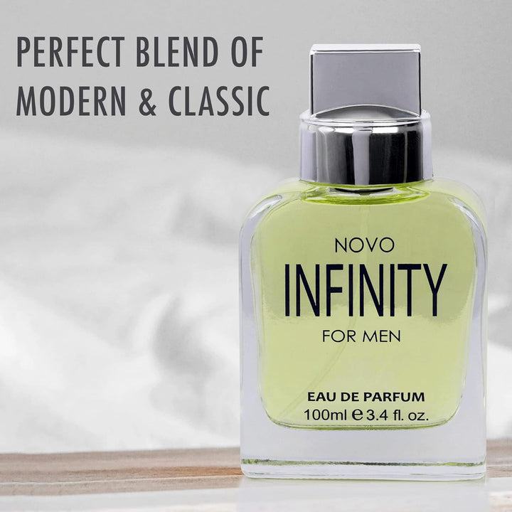 NovoGlow Novo Infinity para Hombre - 3.4 Onzas Líquidas Eau De Parf...