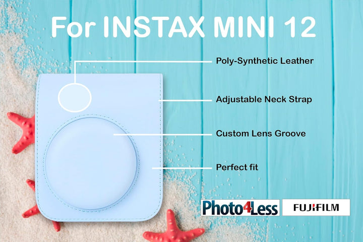 Paquete de cámara de película instantánea Fujifilm Instax Mini 12 c...