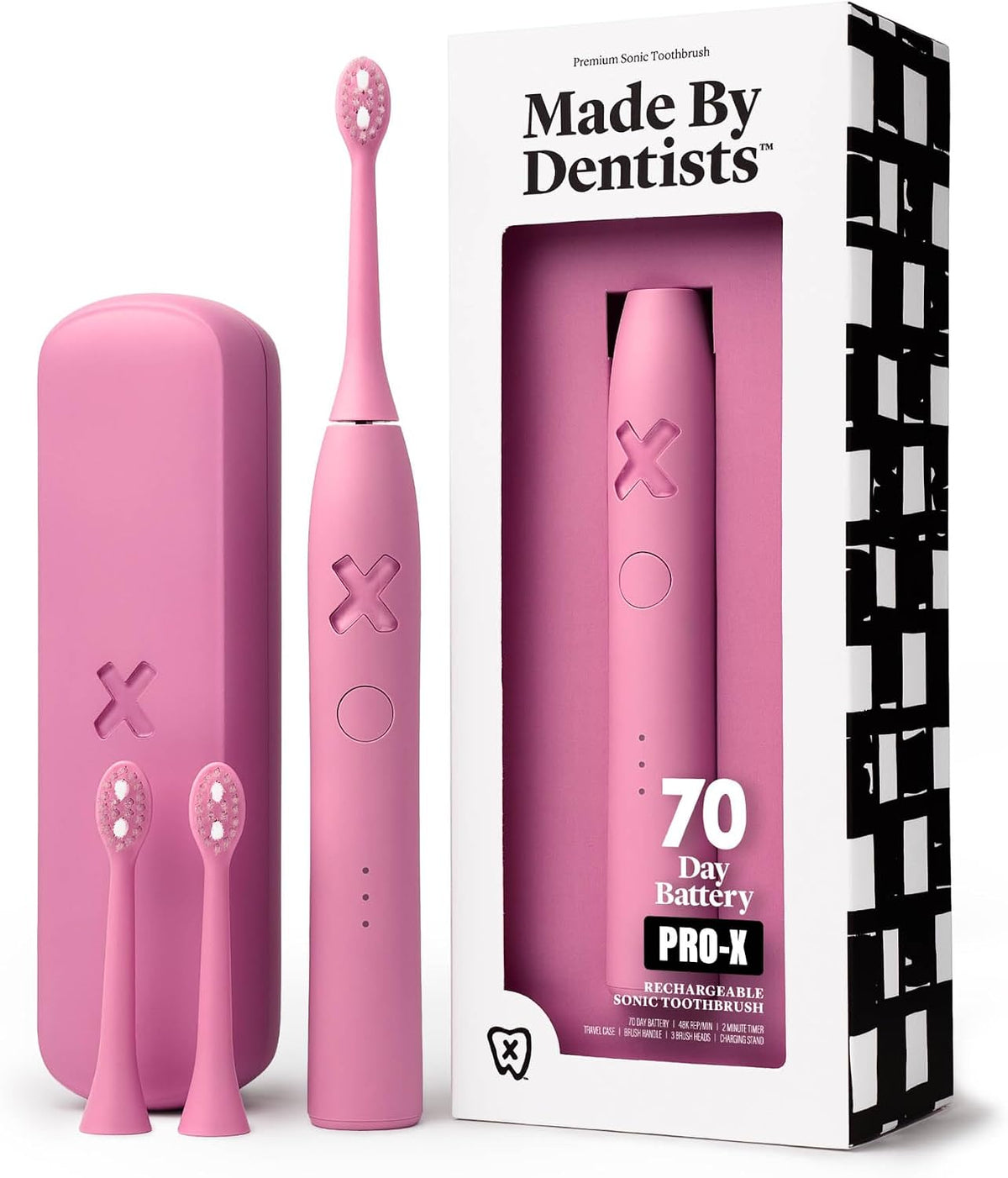 Made by Dentists PRO\u2011X Cepillo de dientes eléctrico sónico par...