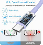 iPhone 18 17 16 15 Cargador Carga Rápida 3Pack Cargador USB C Type C