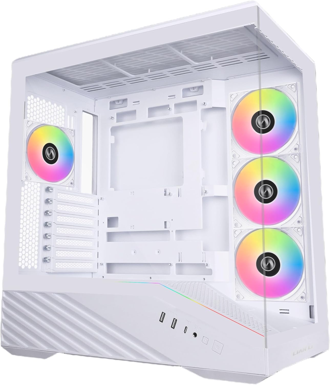 Lian Li V100 ATX Carcasa de PC de Torre Media, 4 x 120mm Ventilador...