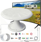 Antena de TV RV montada en el techo para cámper, recepción