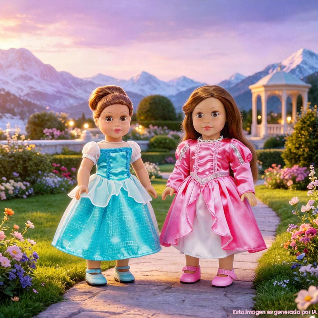 K.T. Fancy American Set de Ropa para Muñeca de 18 Pulgadas Vestidos de Princesa