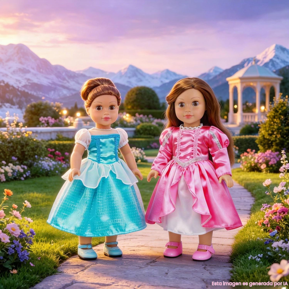 K.T. Fancy American Set de Ropa para Muñeca de 18 Pulgadas Vestidos de Princesa