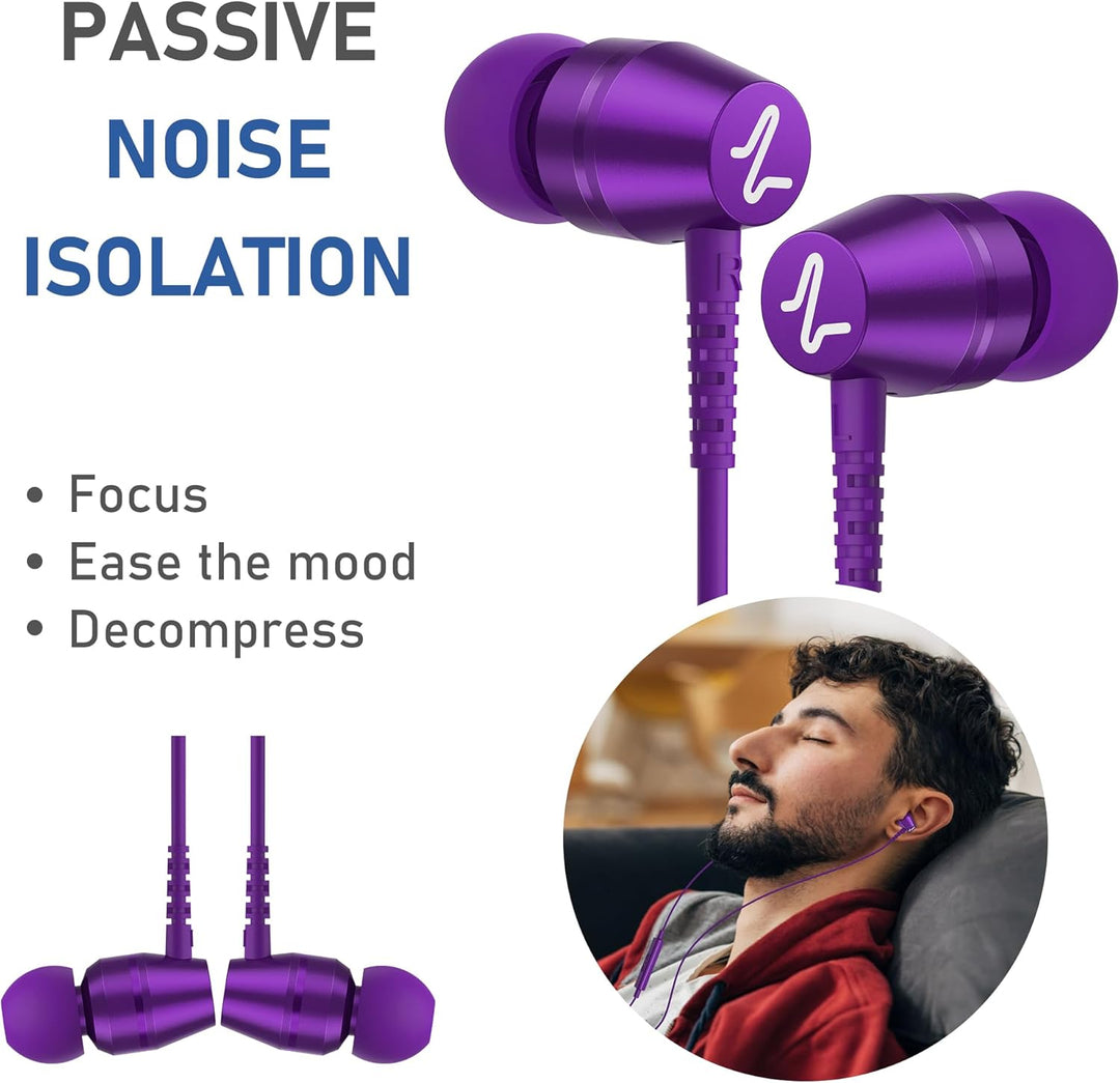 LUDOS OMNITONE Auriculares con cable in-Ear, 5 años de garantía, au...