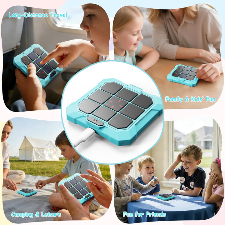 VDPDO Juego de Tic Tac Toe, Juego Electrónico Tic Tac Toe 6 en 1 co...