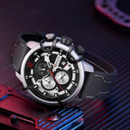 Relojes deportivos para hombre cronógrafo militar con correa de silicona