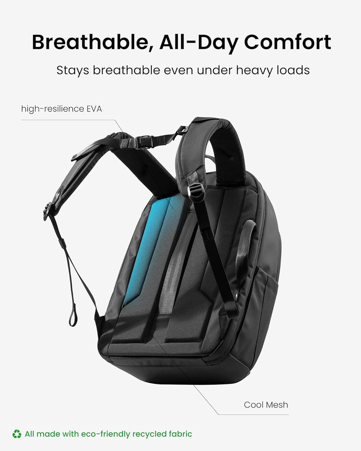 Tomtoc T77 \u2013 Mochila para portátil grande, bolsa de trabajo de...