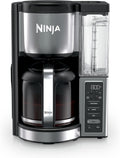 Ninja Cafetera de cerveza fresca, jarra de vidrio de 14 tazas, acero