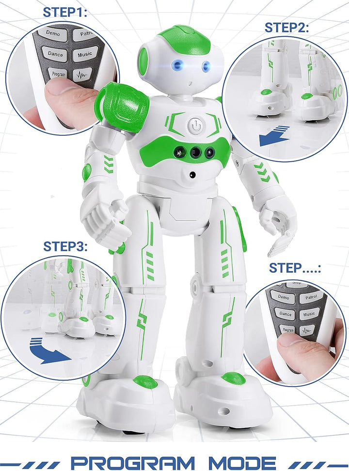 KingsDragon - Robot RC, juguetes para niños con gestos y detección,...