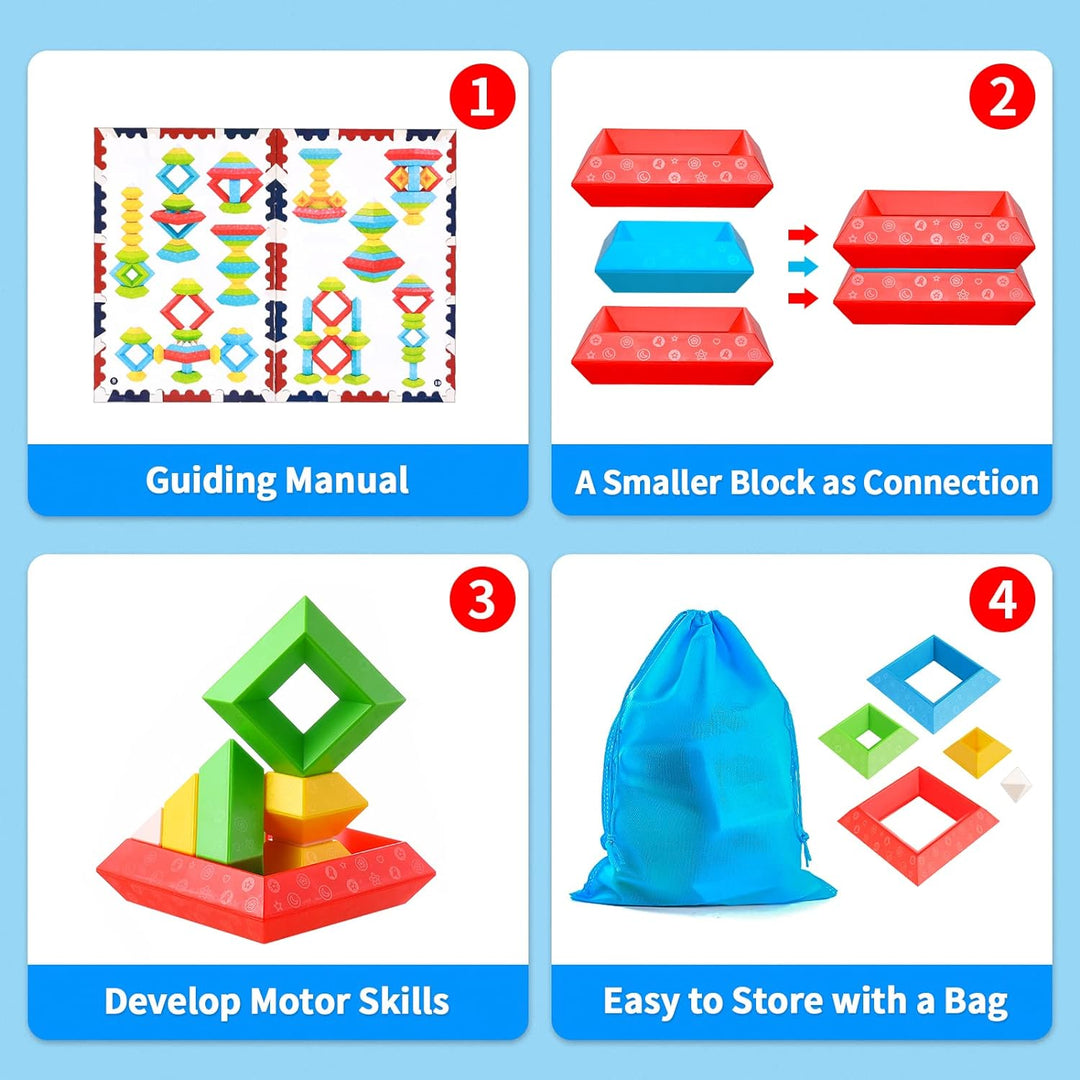 Hieoby Juguetes Montessori para niños y niñas de 1 2 3 4