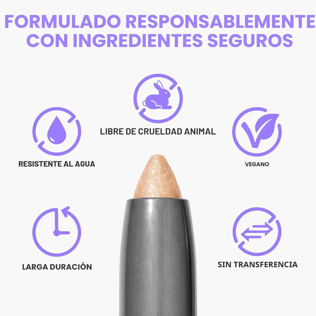 Wonderskin IYKYK - Barra de sombra de ojos de larga duración, sombr...