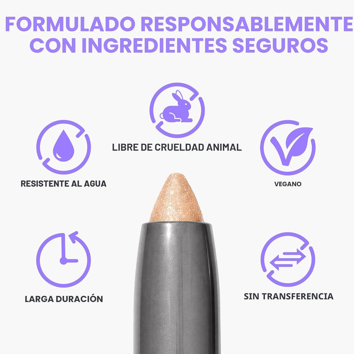 Wonderskin IYKYK - Barra de sombra de ojos de larga duración, sombr...