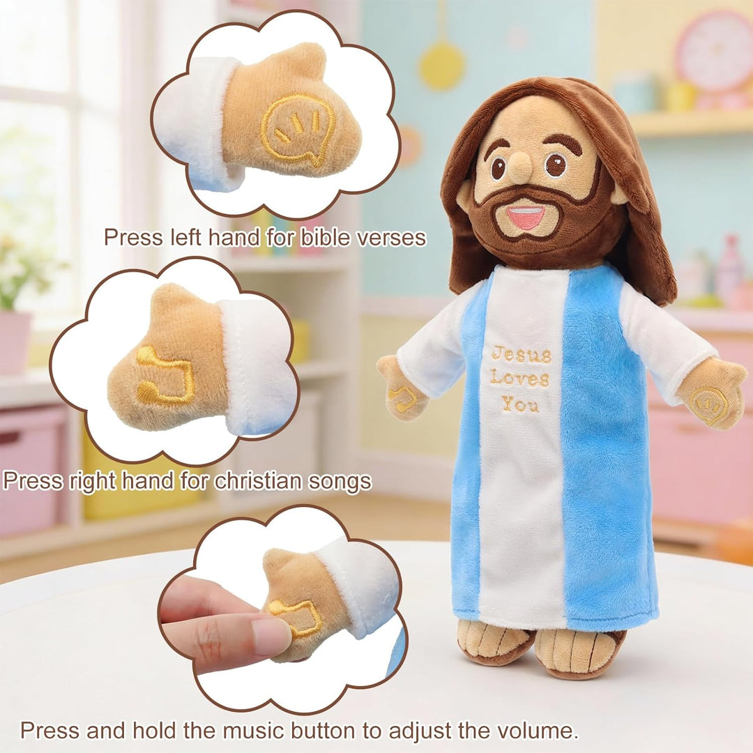 Yelakey Muñeco de peluche que habla Jesús Habla 36