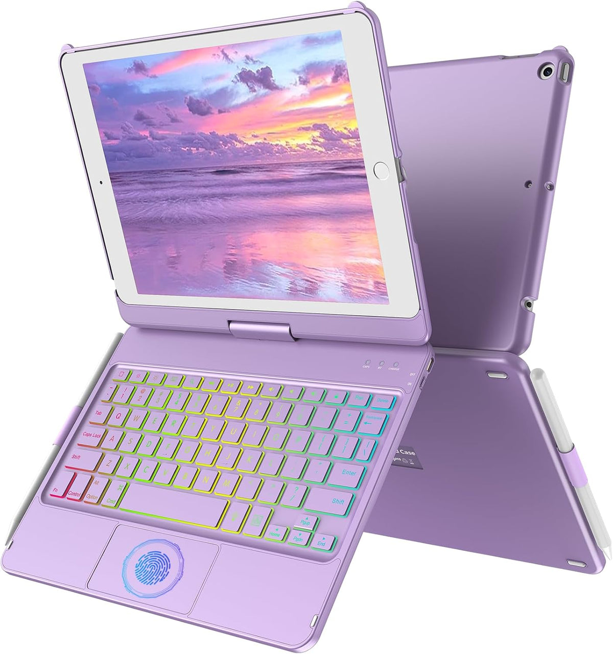 CC Store Funda para iPad de 9ª, 8ª y 7ª generación con teclado de 10,2