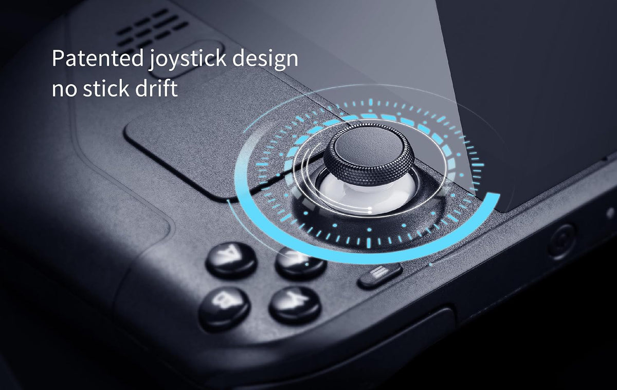 GuliKit Joystick Analógico para Steam Deck LCD (Tipo A&B), Joystick Magnético con Efecto Hall Sin Deriva, Reemplazo Electromagnético, Sin Soldadura, Calibración con un Botón, Kit de Reparación Derecho e Izquierdo con tapas (No compatible con OLED)