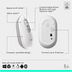 Combo Logitech POP ICON, Combo de Teclado y Mouse Bluetooth, Escrit...