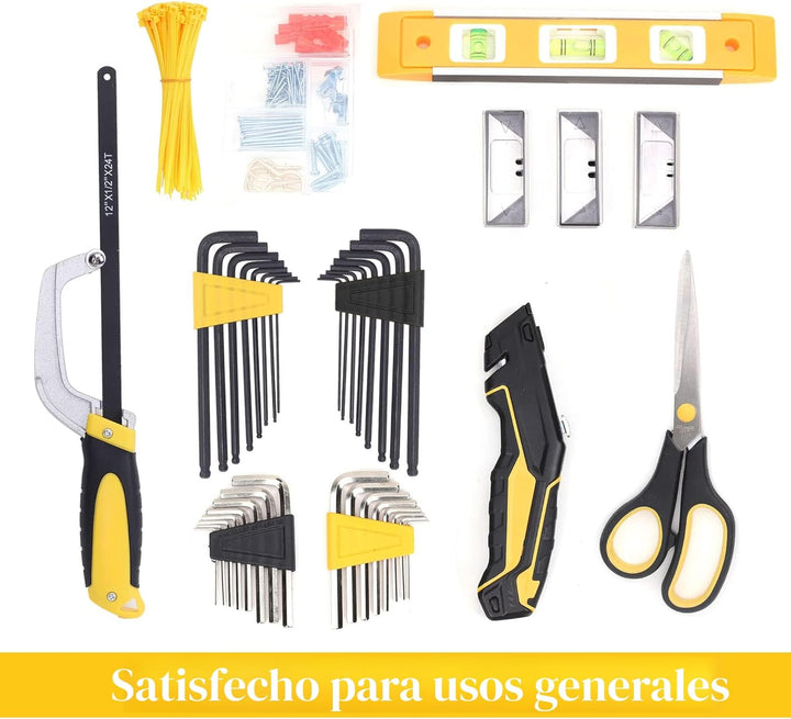TOPLINE Juego de herramientas para el hogar de 467 piezas para mecá...
