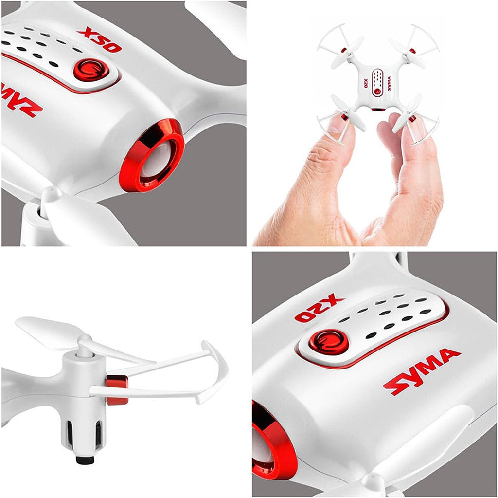 Cheerwing Syma X20 Mini Drone RC Nano Quadcopter con Auto Hovering 3D Flip